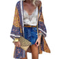 Close-up of open-front design in Women's Sunlit Sheer Cardigan Cover-Up