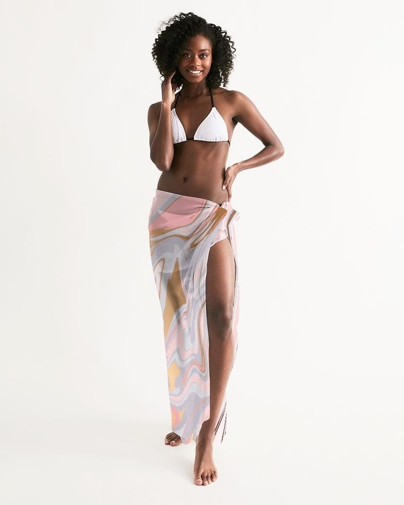 Sheer Love Marble Swimsuit Cover Up-3
