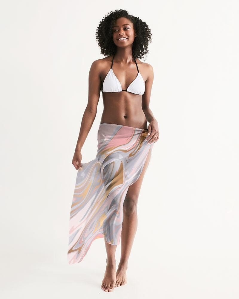 Sheer Love Marble Swimsuit Cover Up-2
