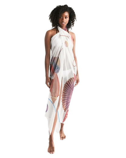 Sheer Sea Life Swimsuit Cover Up-0