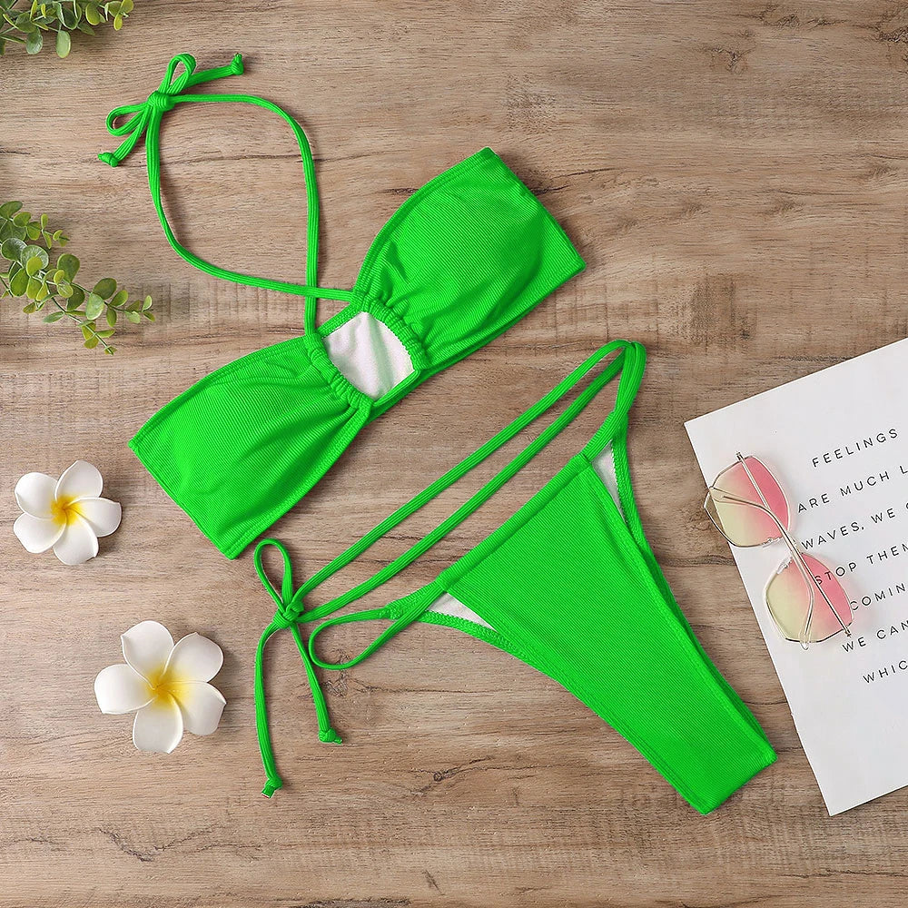  Vacation-ready sexy bikini set for women 