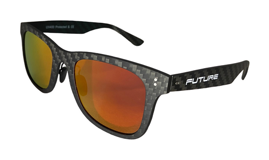 Full Carbon Fibre Sunglasses | Polarised Corsica Red-0