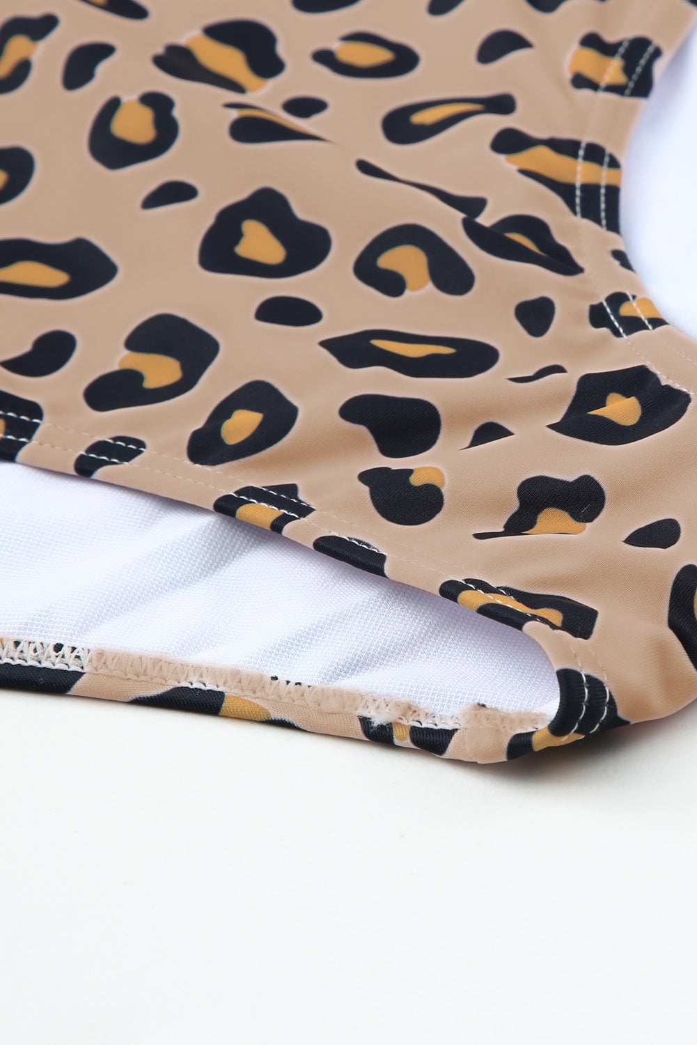 Leopard & Stripes One-Piece Swimwear-10