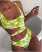 New Sexy White One Piece Swimsuit Women Cut Out Swimwear Push Up Monokini Bathing Suits Beach Wear Swimming Suit For Women