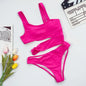 New Sexy White One Piece Swimsuit Women Cut Out Swimwear Push Up Monokini Bathing Suits Beach Wear Swimming Suit For Women