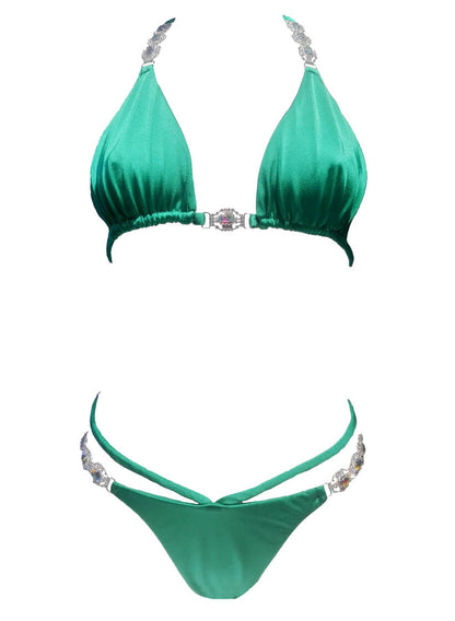 Shanel Triangle Top & Tango Bottom - Green