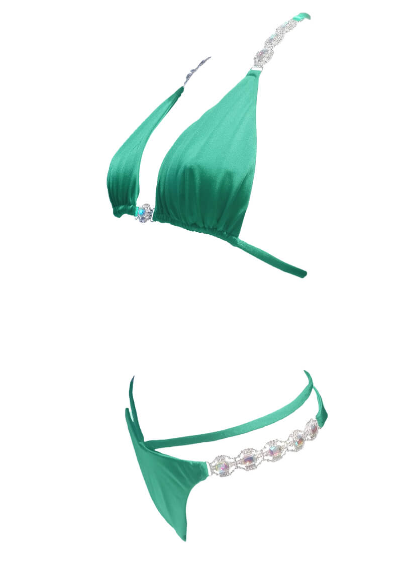 Shanel Triangle Top & Tango Bottom - Green