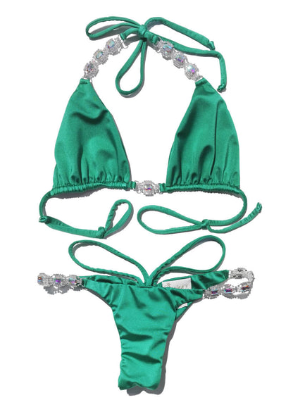 Shanel Triangle Top & Tango Bottom - Green